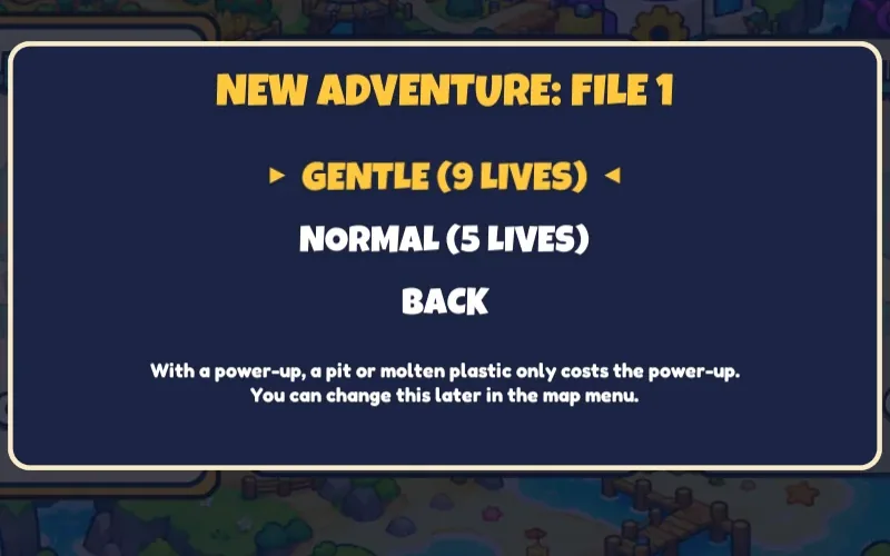 Gentle mode for new players
