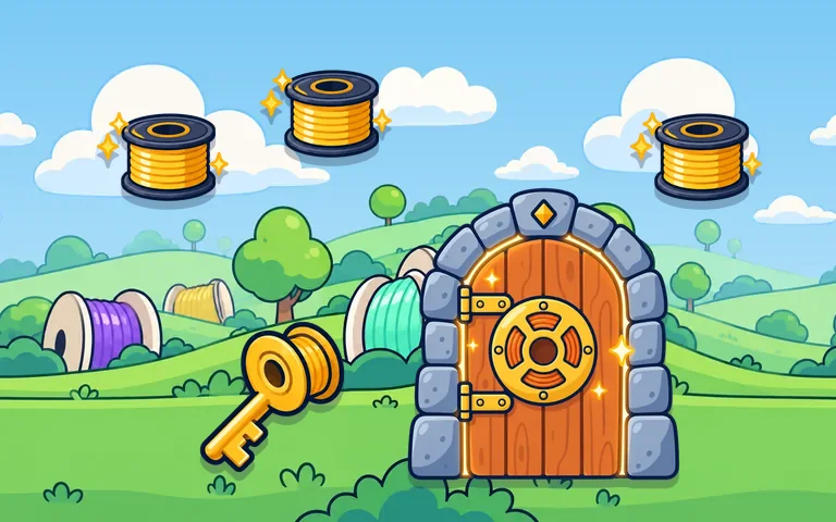 Golden spools and secret exits