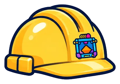 Hard Hat, a bright yellow maker helmet